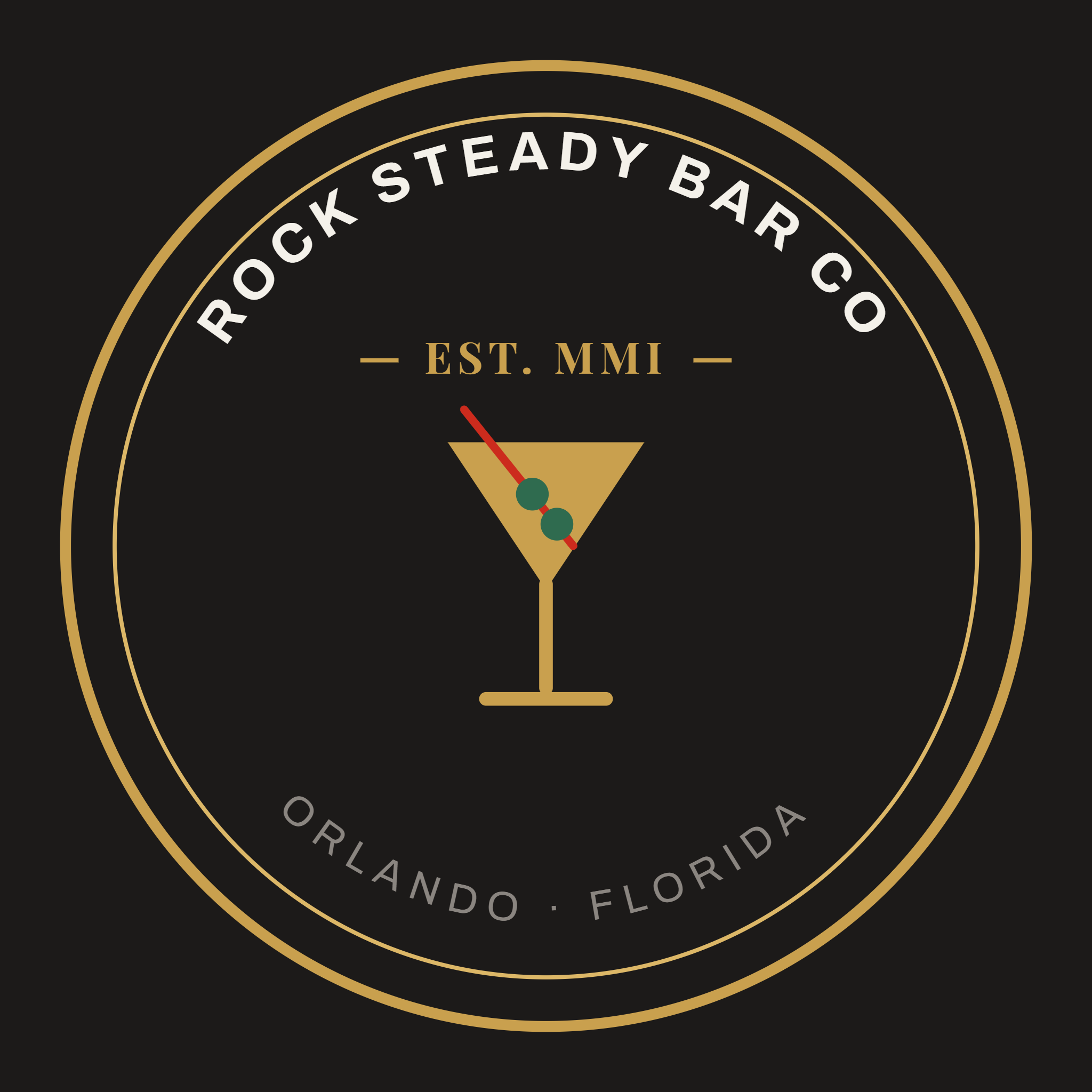 Rock Steady Bar Co. seal, established, Orlando Florida
